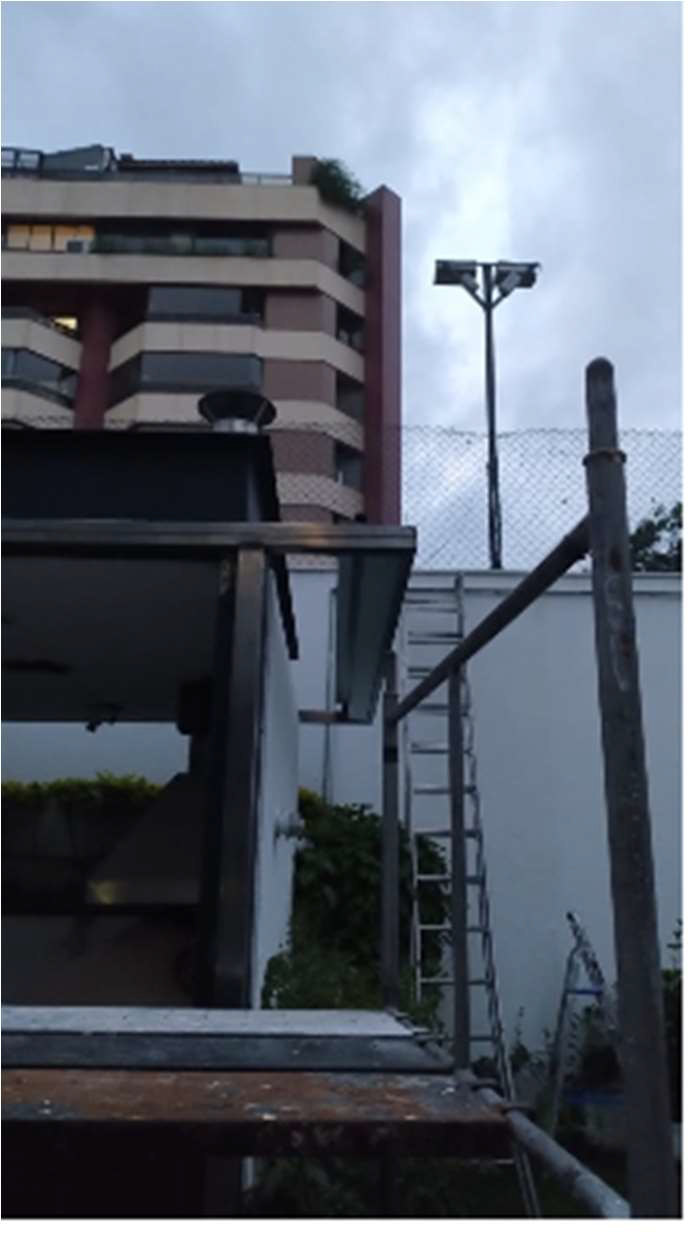 Detalhe da cobertura antiga antes da intervenção